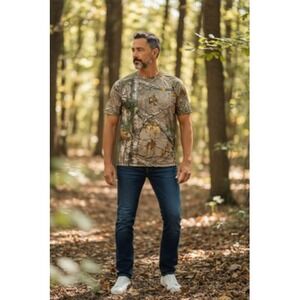 Game Winner‎ Realtree Xtra Shirt Men's XL Camo Hunting Performance Tee Outdoors